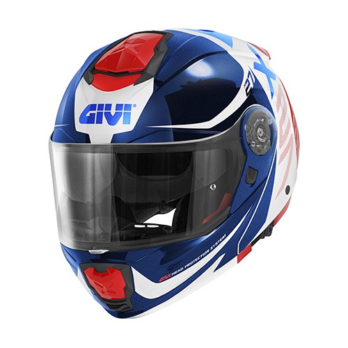 Casco modulare Givi HX27 Dimension Blue Red White helmet casque