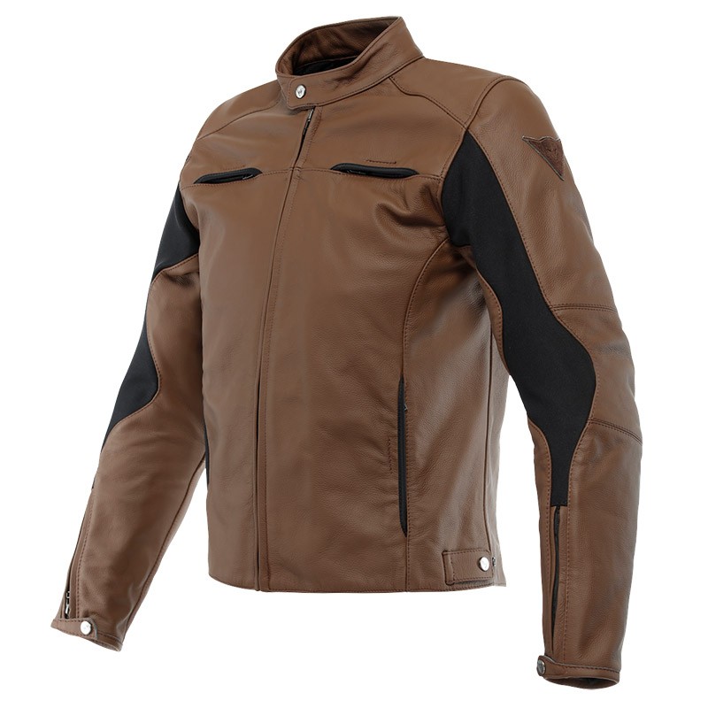 Giacca pelle Dainese Razon 2 brown tobacco leather jacket