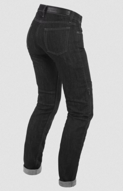 Jeans pantalone donna moto Dainese Denim Slim lady Tex nero black trouser pants