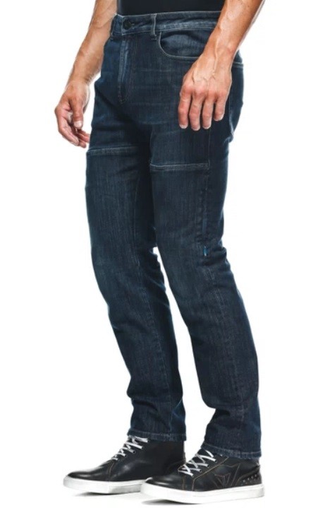 Jeans pantalone moto Dainese Denim Blast regular Tex blu trouser pants
