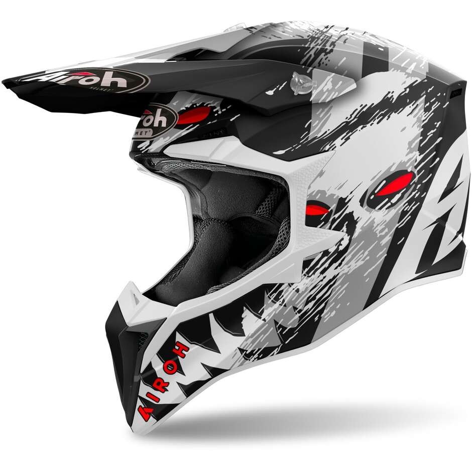 Casco cross Airoh Wraaap Demon Matt helmet casque