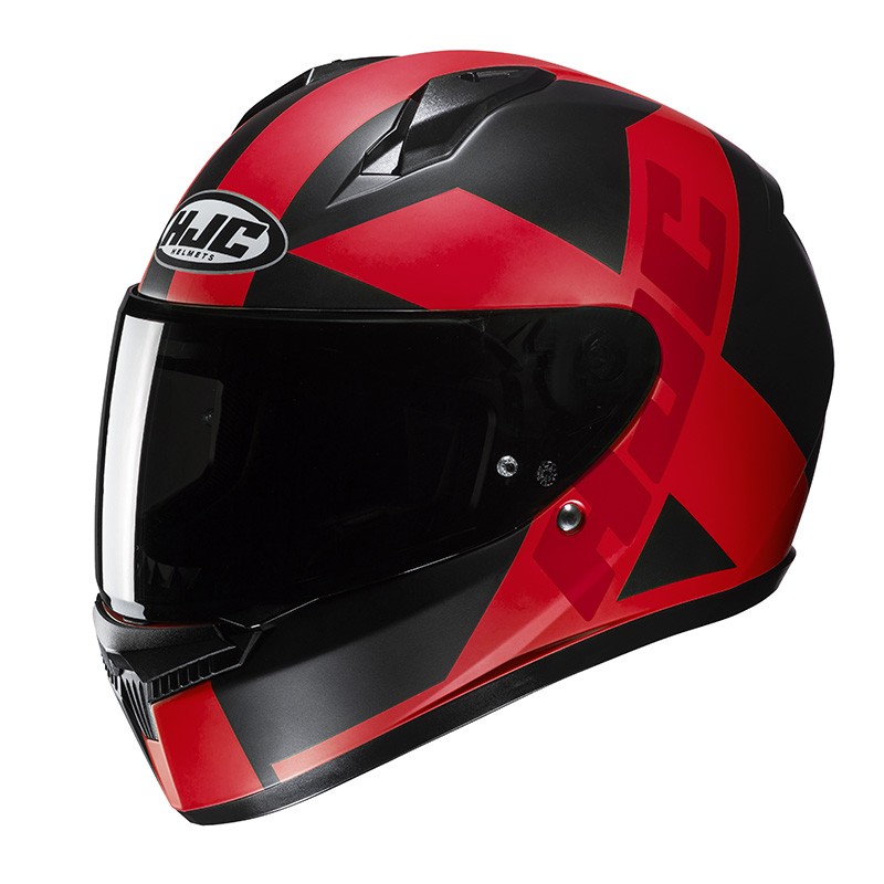 Casco integrale moto Hjc C10 TEZ ROSSO RED MC1SF helmet casque