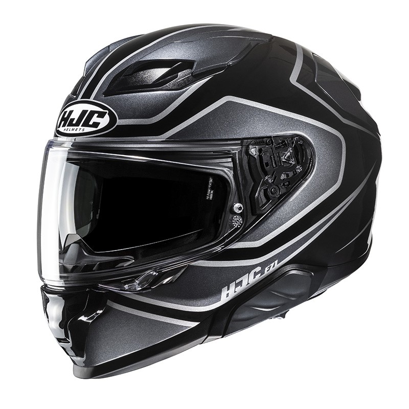 Casco integrale FIBRA moto Hjc F71 IDLE NERO MC5 BLACK FIBER helmet casque