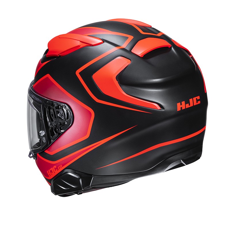 Casco integrale FIBRA moto Hjc F71 IDLE ROSSO MC1SF RED FIBER helmet casque