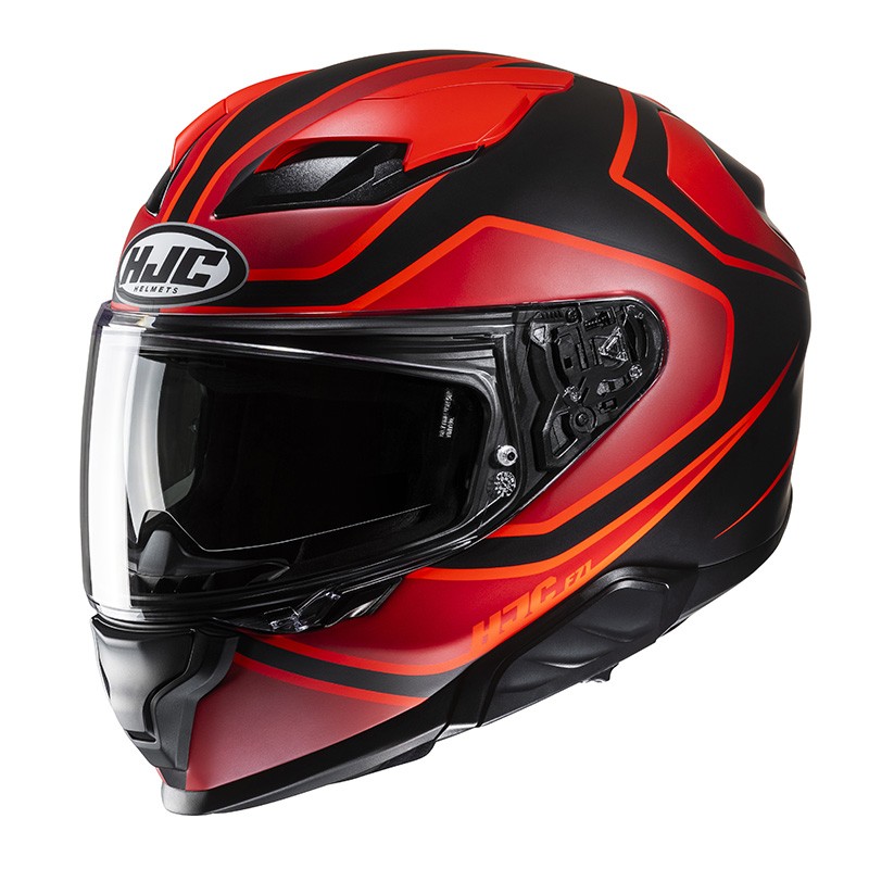 Casco integrale FIBRA moto Hjc F71 IDLE ROSSO MC1SF RED FIBER helmet casque