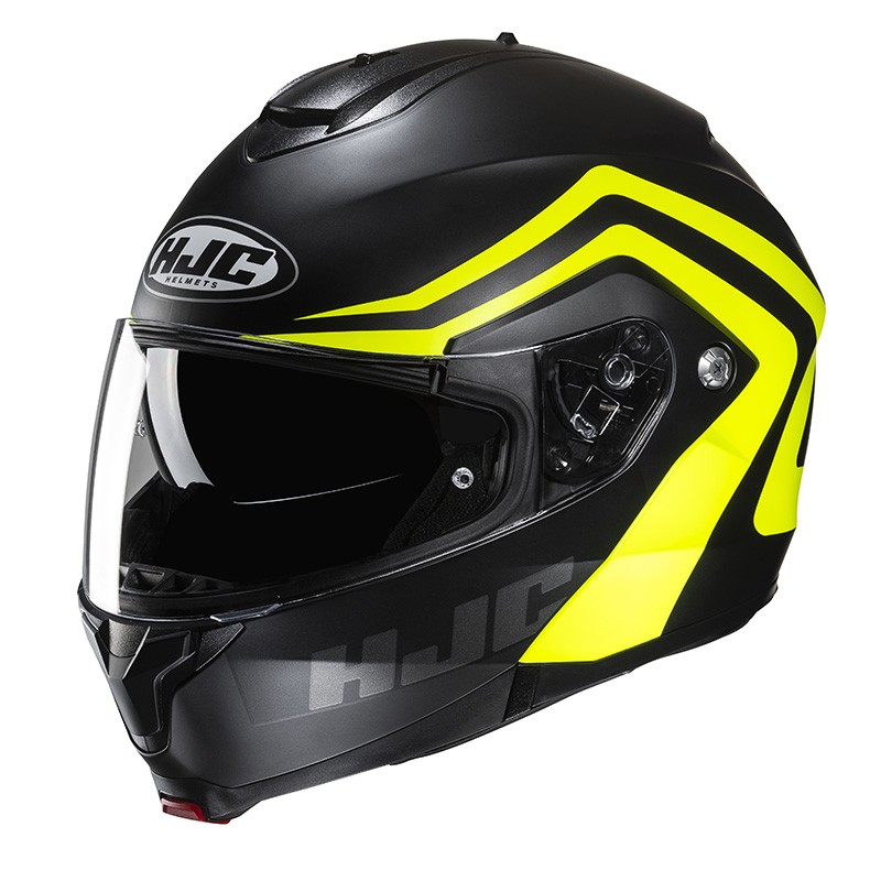 Casco modulare apribile Hjc C91N GIALLO YELLOW MC3HSF flip up helmet casque