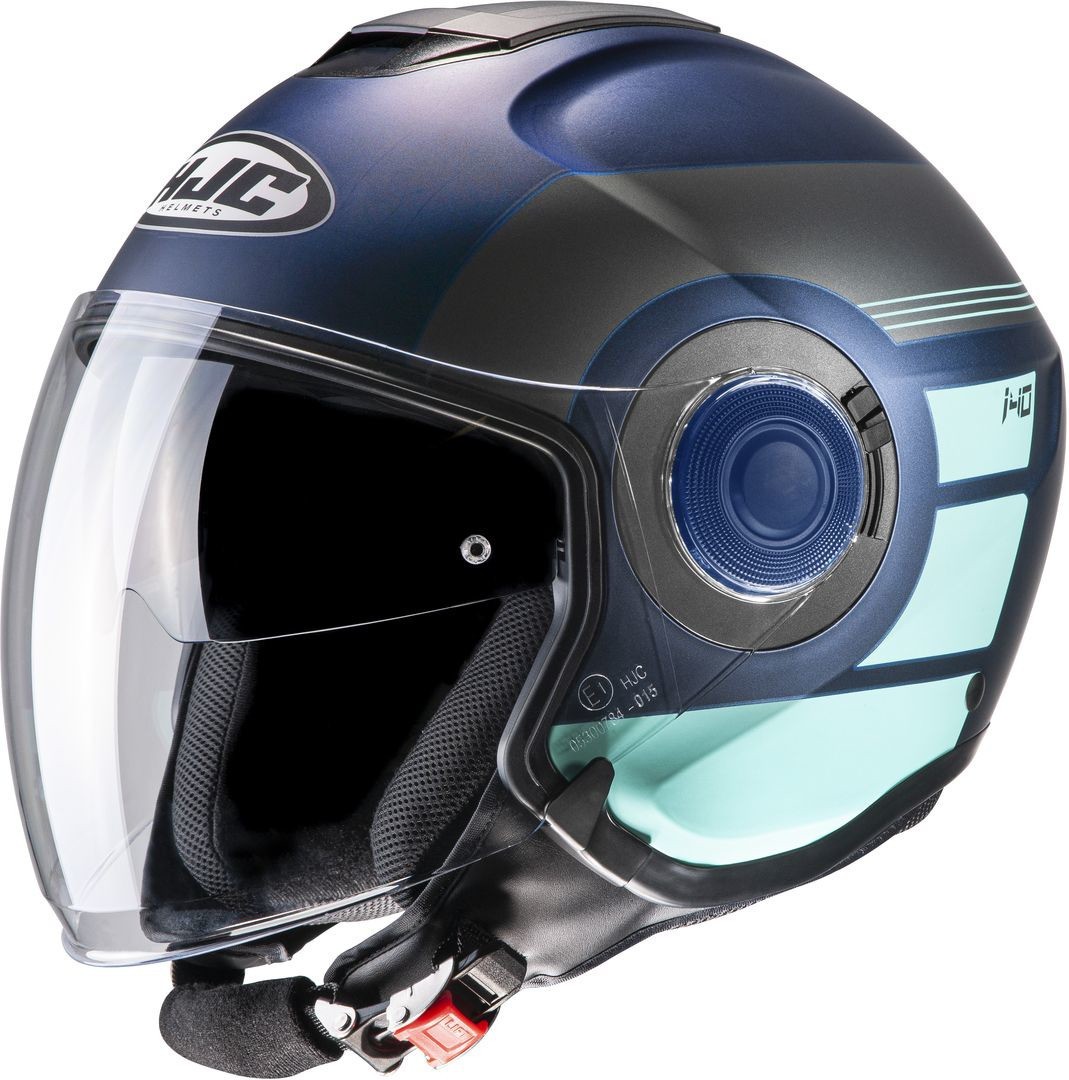 Casco jet Hjc i40 Spina BLU MC2SF Helmet casque