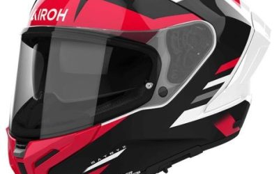 Casco Moto Integrale Airoh MATRYX Thron Red gloss helmet casque