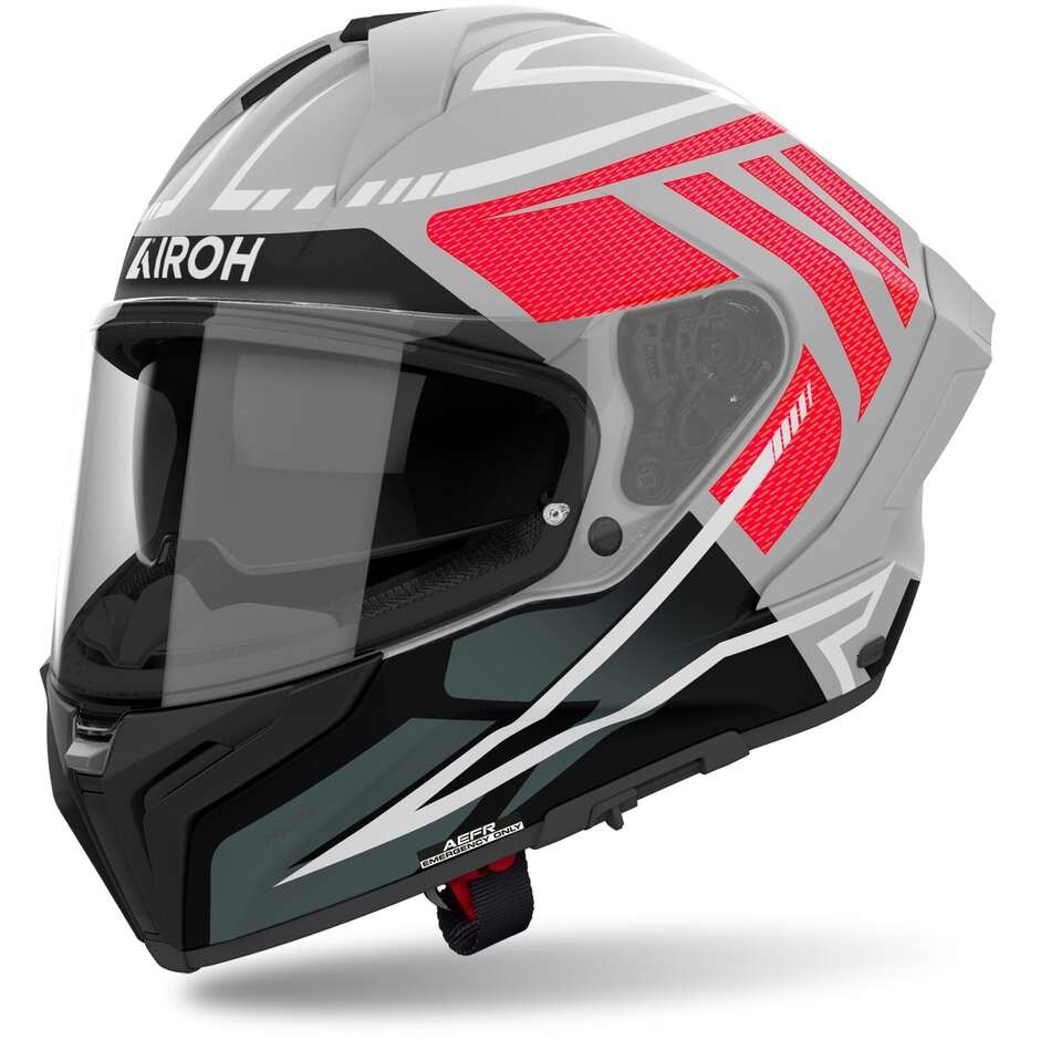 Casco Moto Integrale Airoh MATRYX Rider Red Matt helmet casque