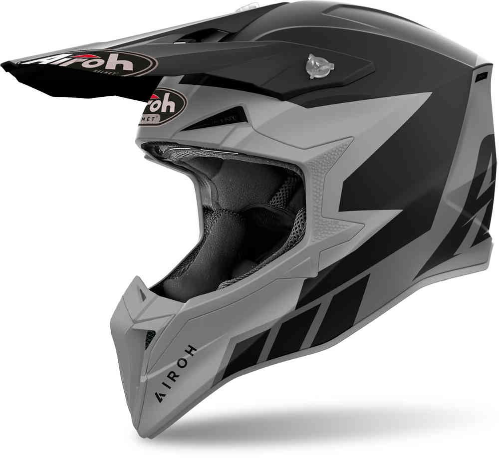 Casco cross Airoh Wraaap Reloaded Antracite Matt helmet casque