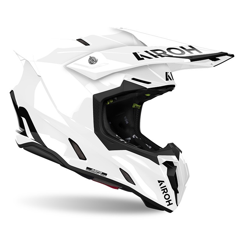 Casco moto cross Airoh Twist 3 BIANCO WHITE enduro motard off road helmet casque