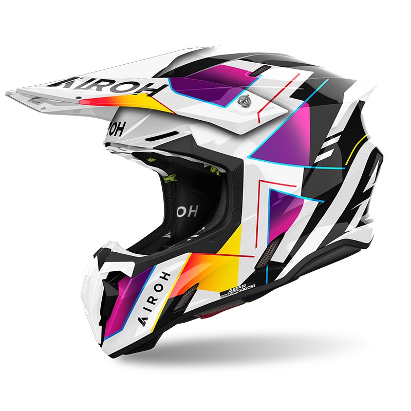 Casco moto cross Airoh Twist 3 RAINBOW enduro motard off road helmet casque