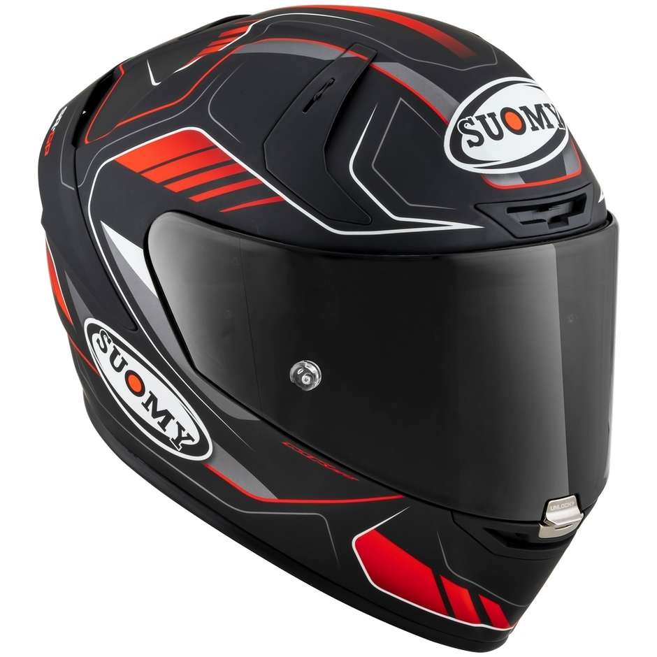 Casco integrale Suomy Sr Gp GAMMA MATT RED helmet casque