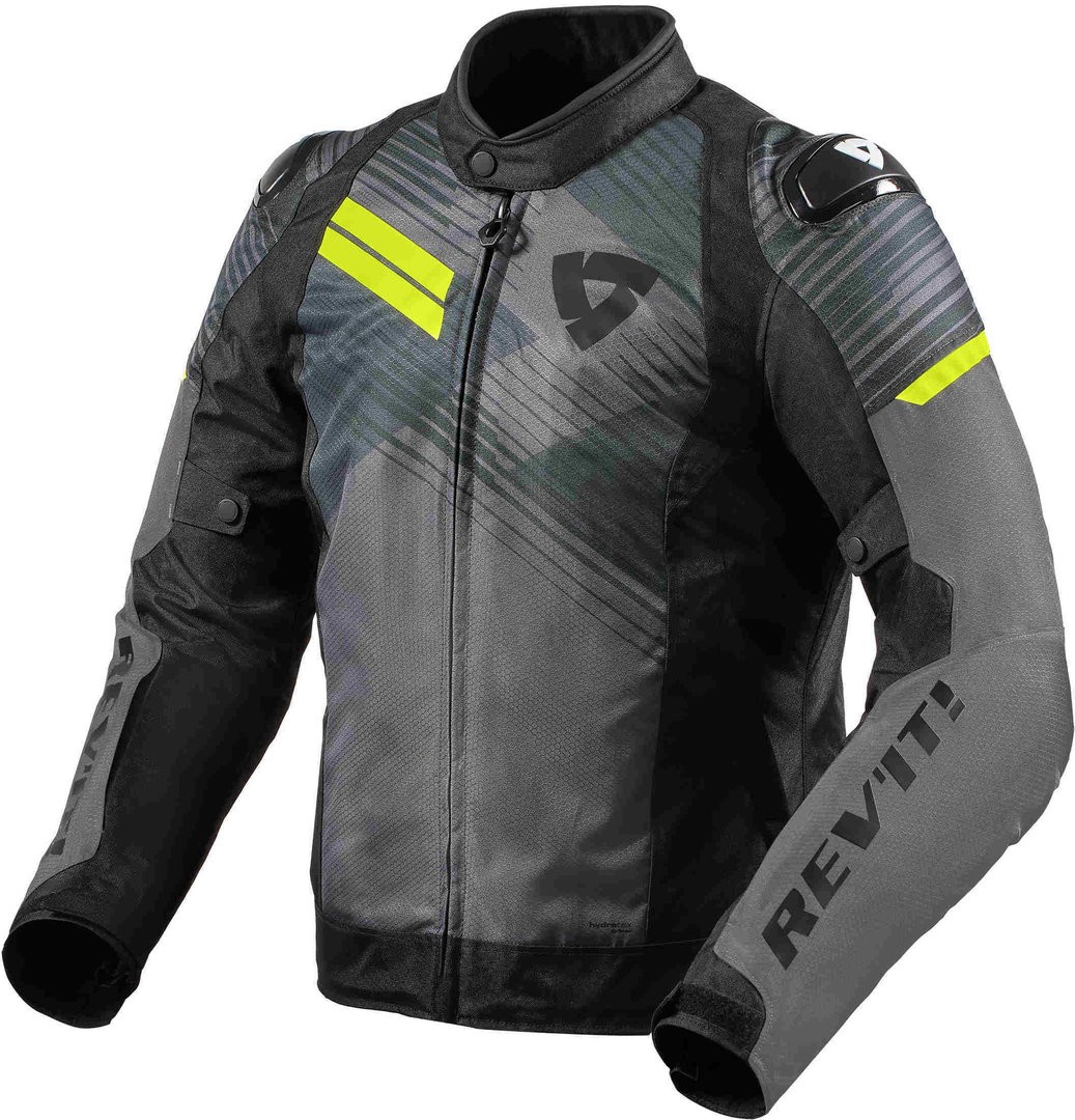 Giacca Revit Apex h2o antracite yellow jacket