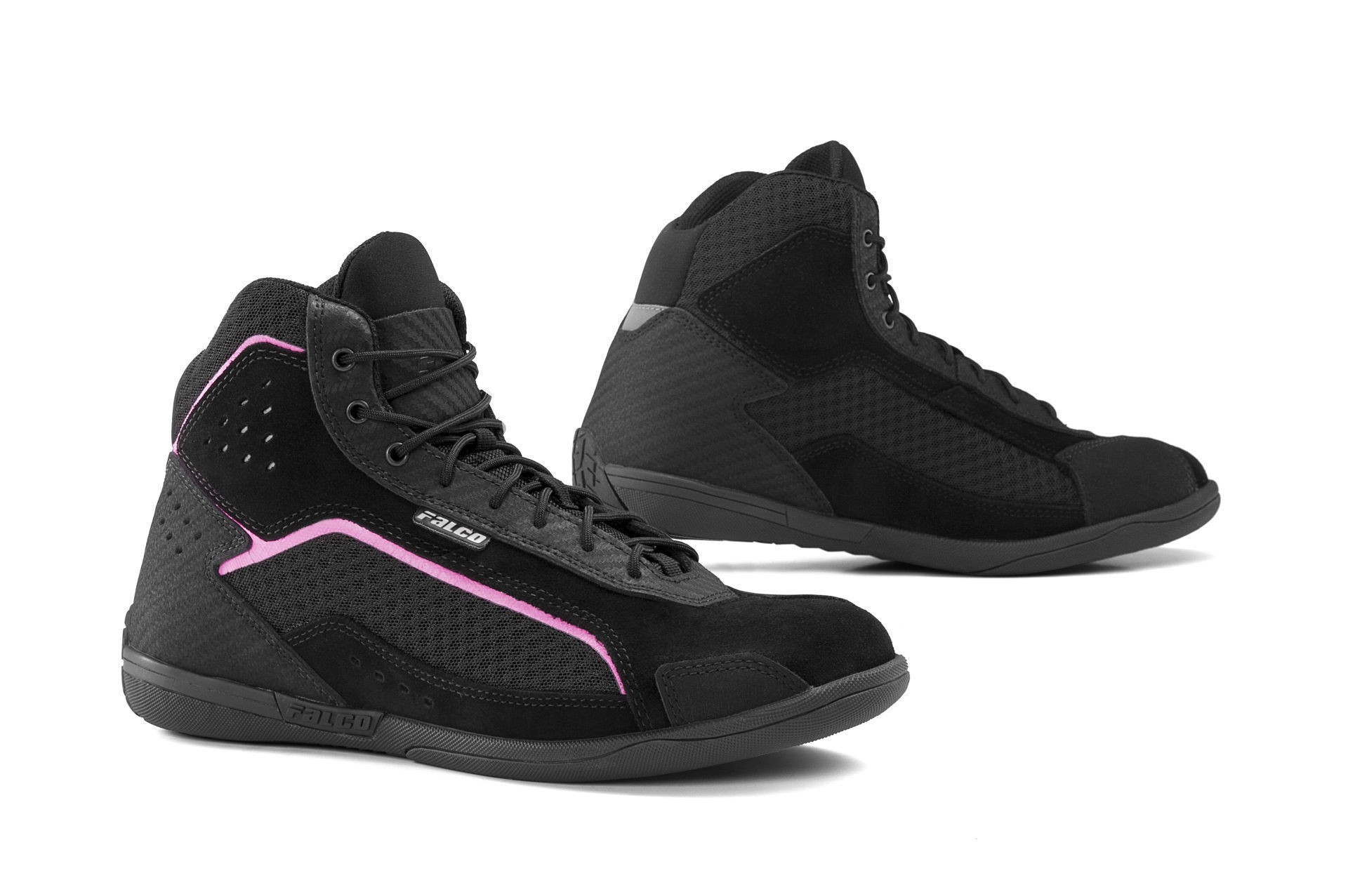Scarpe moto DONNA Falco SPEEDOX LADY NERO BLACK PINK WOMAN shoes