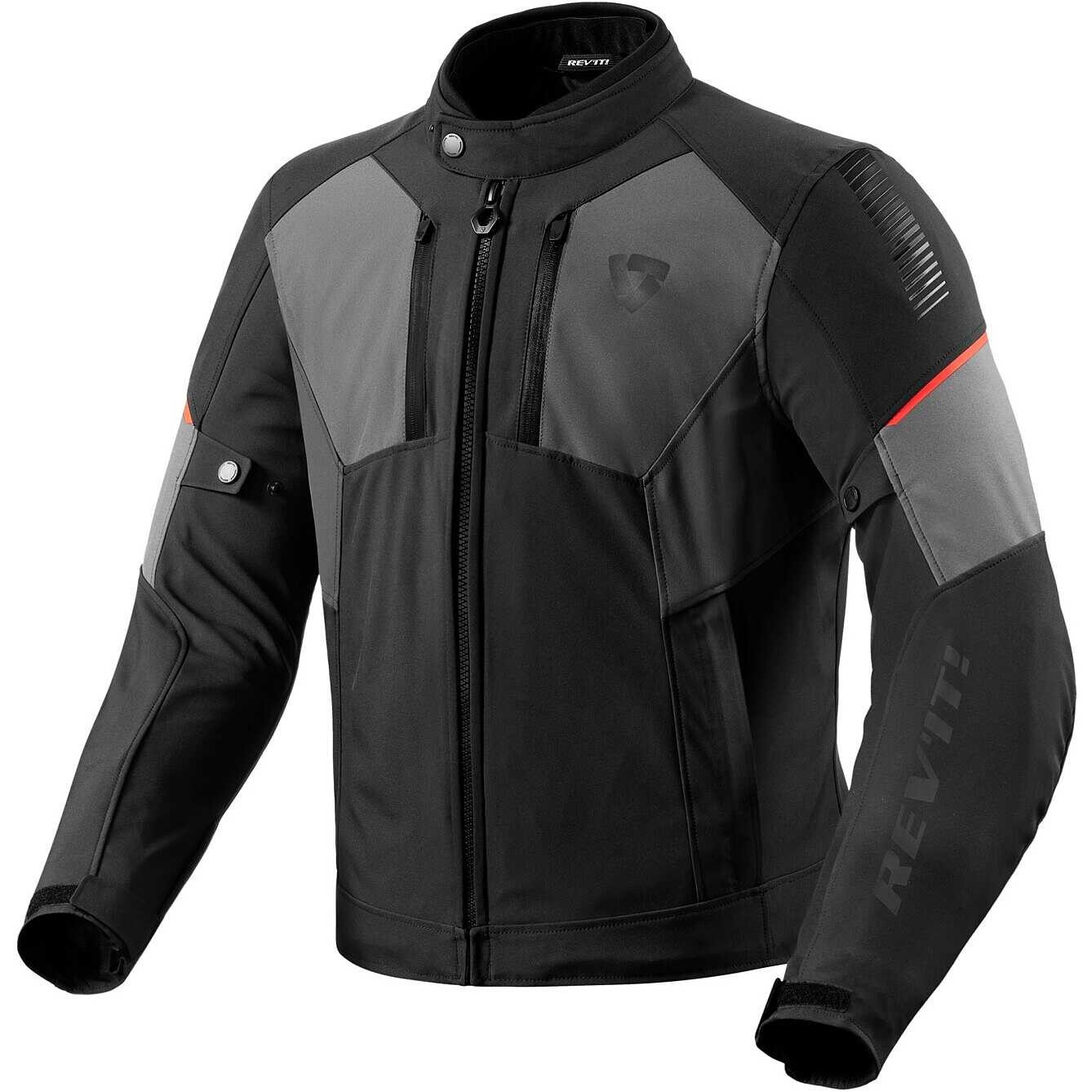 Giacca Revit CATALYST h2o black GREY jacket