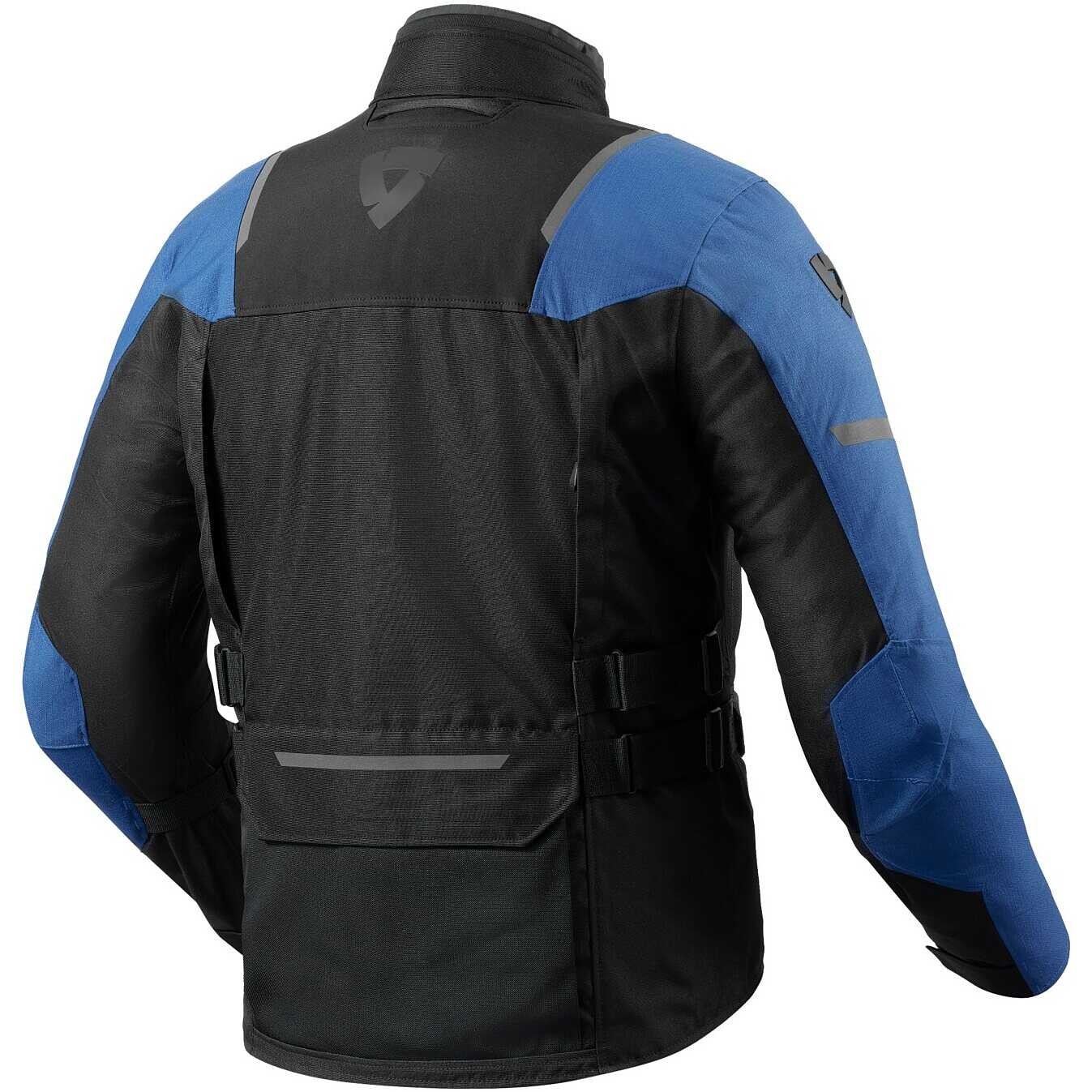 Giacca moto touring Rev'it OFFTRACK 2 H2o nero BLU black jacket