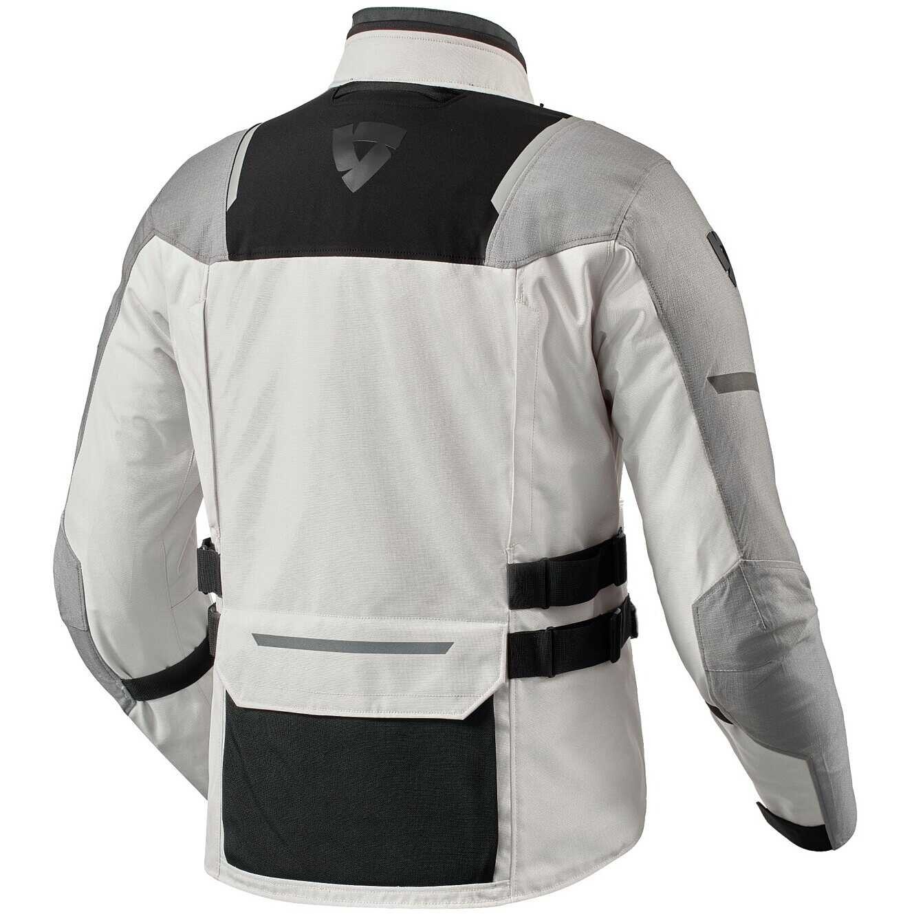 Giacca moto touring Rev'it OFFTRACK 2 H2o GRIGIO CHIARO ARGENTO LIGHT GREY SILVER jacket