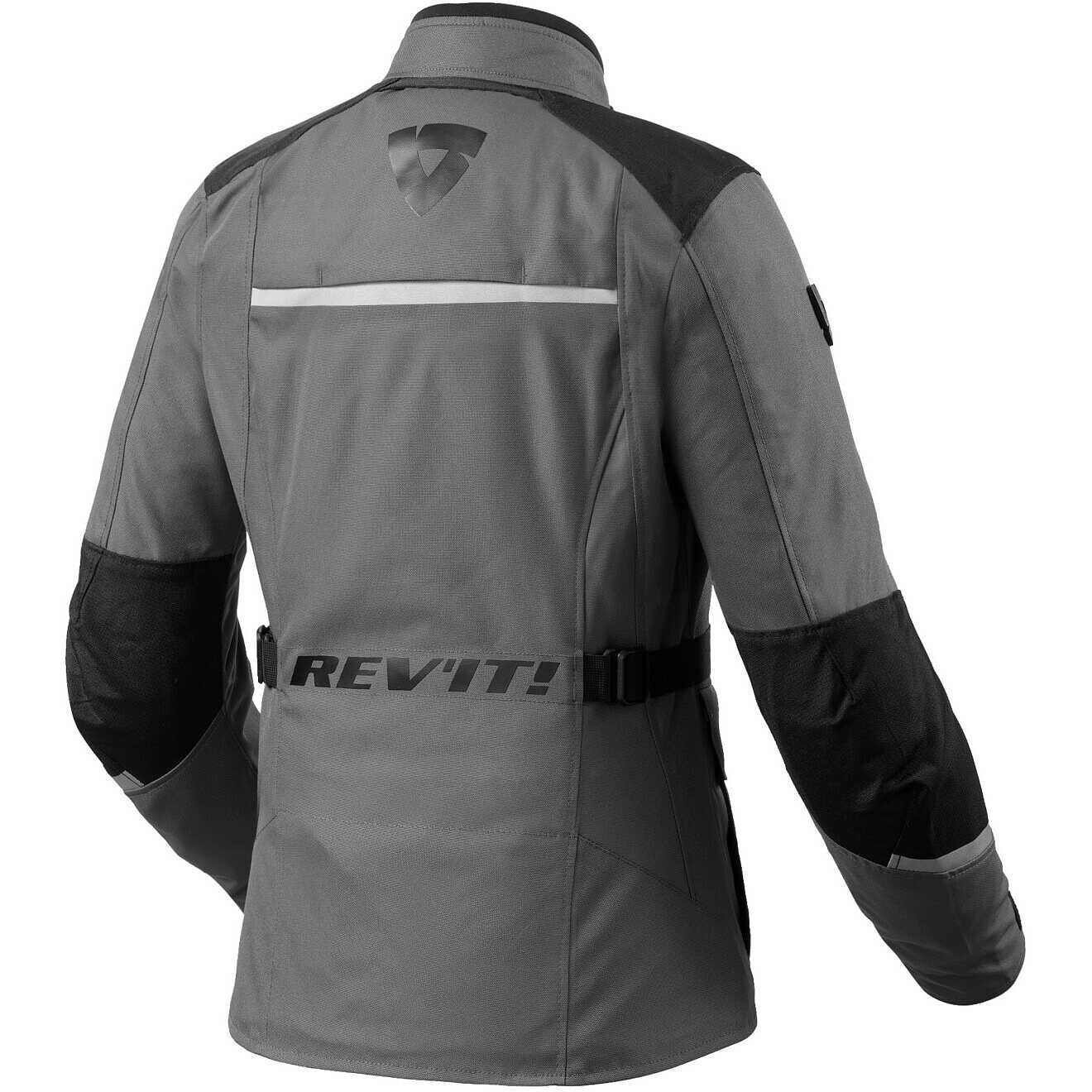 Giacca DONNA moto touring Rev'it Voltiac 3 H2o LADIES GRIGIO NERO GREY BLACK jacket