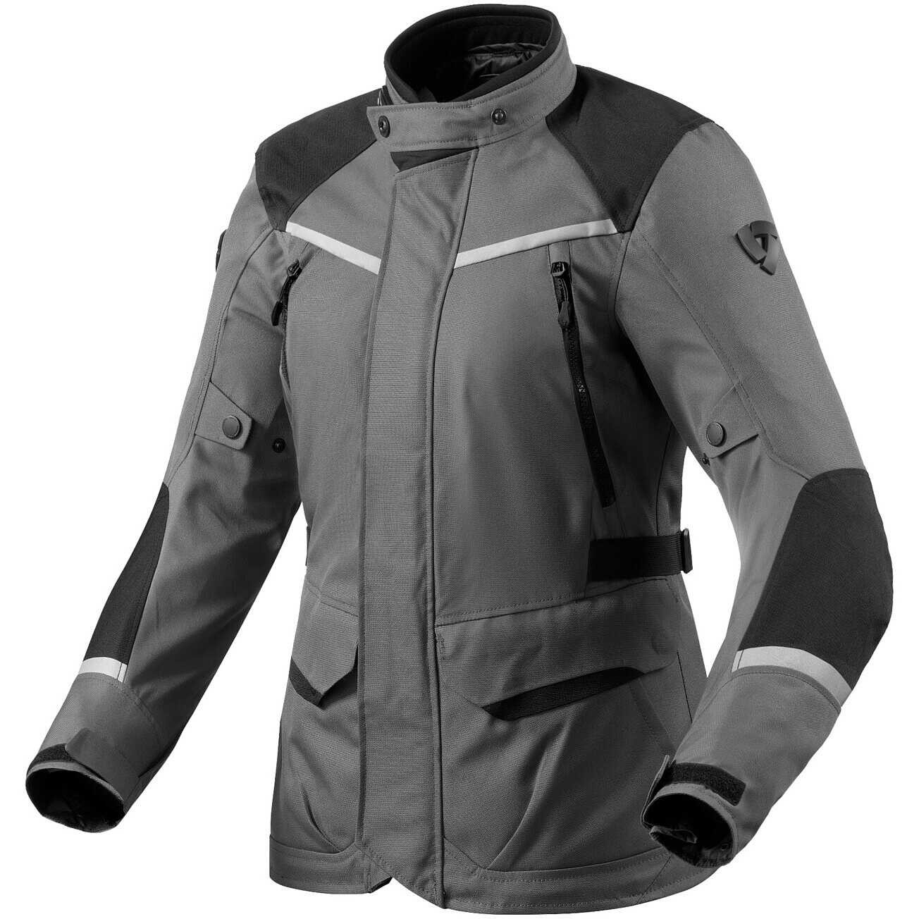 Giacca DONNA Revit Voltiac 3 h2o LADIES GREY BLACK WOMAN jacket