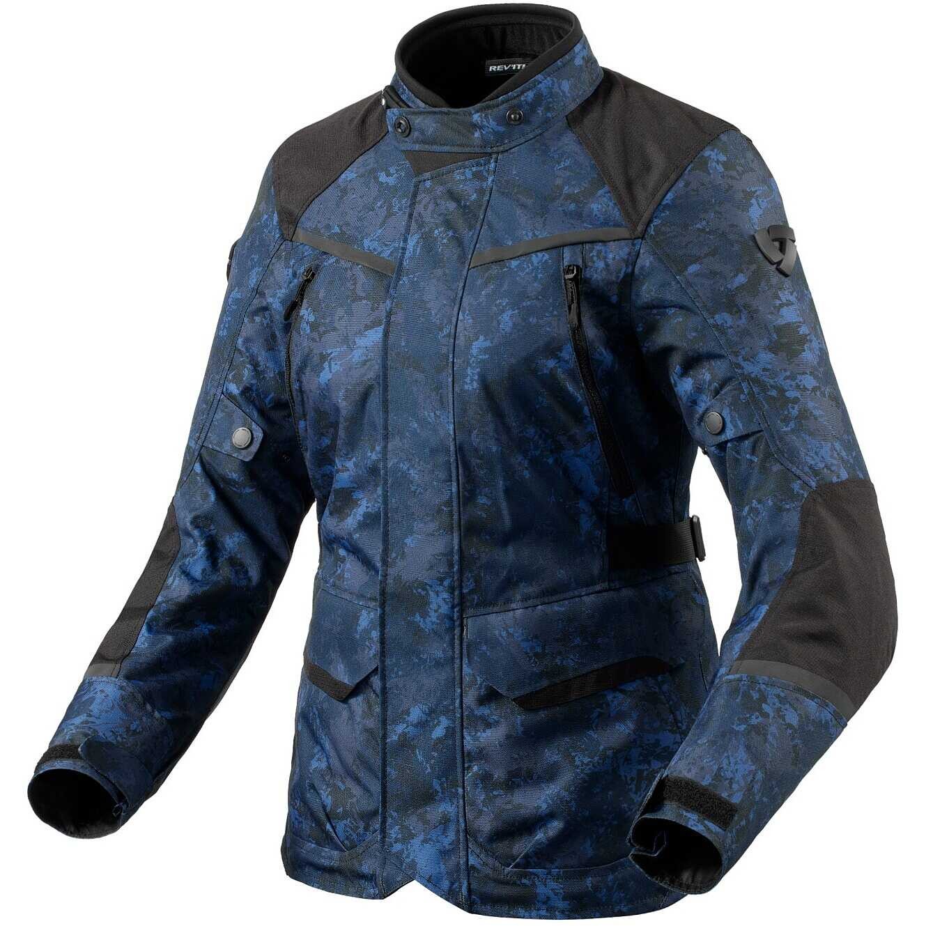 Giacca DONNA Revit Voltiac 3 h2o LADIES CAMO BLU WOMAN jacket