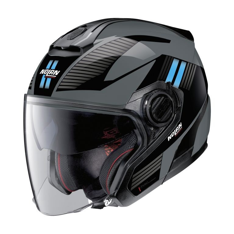 Casco Nolan N40-5 06 CROSSWALK LIGHT BLU 34 helmet casque