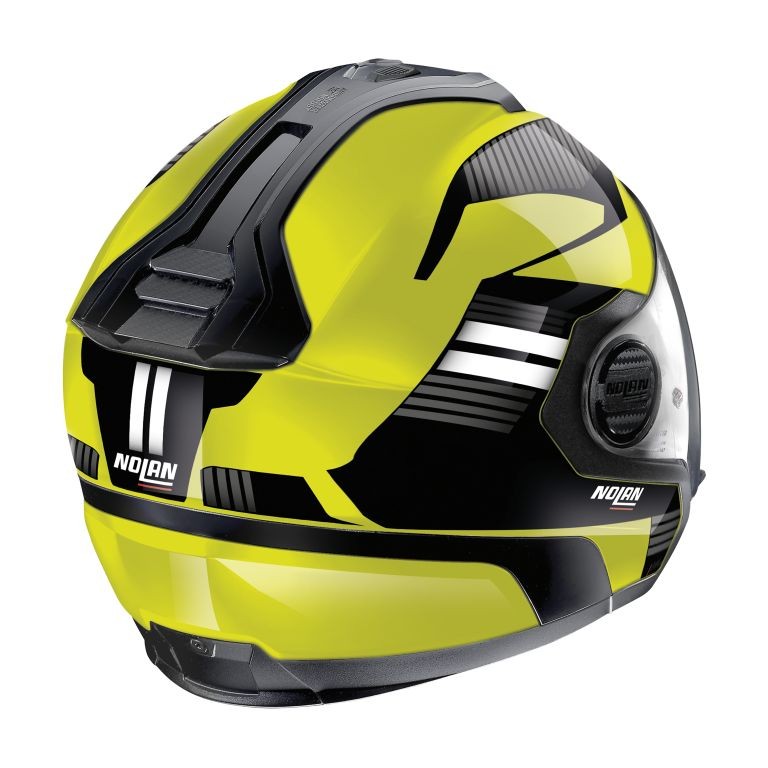 Casco jet Nolan N40-5 06 CROSSWALK GIALLO YELLOW 36 Ncom helmet casque