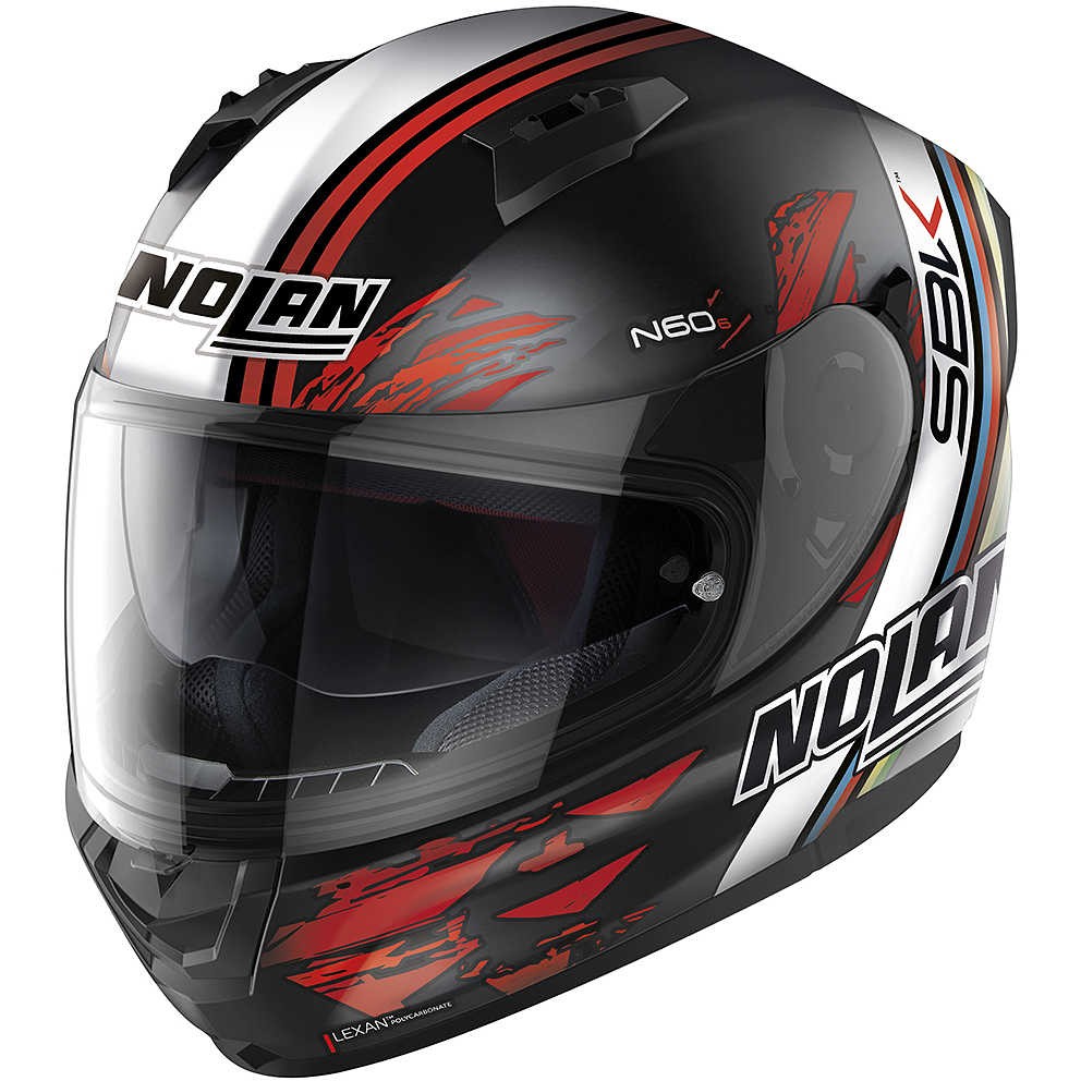 Casco integrale moto Nolan N60.6 Superbike SBK 56 Ncom helmet casque