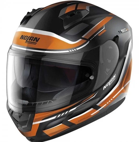Casco integrale Nolan N60-6 LANCER ORANGE 63 helmet casque