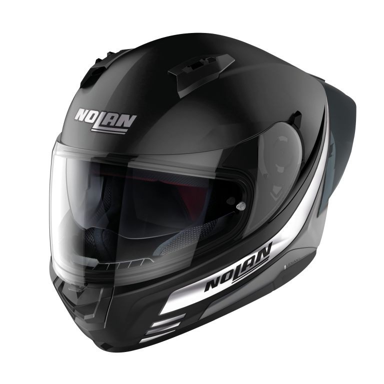 Casco integrale Nolan N60-6 SPORT OUTSET FLAT BLACK WHITE 20 helmet casque