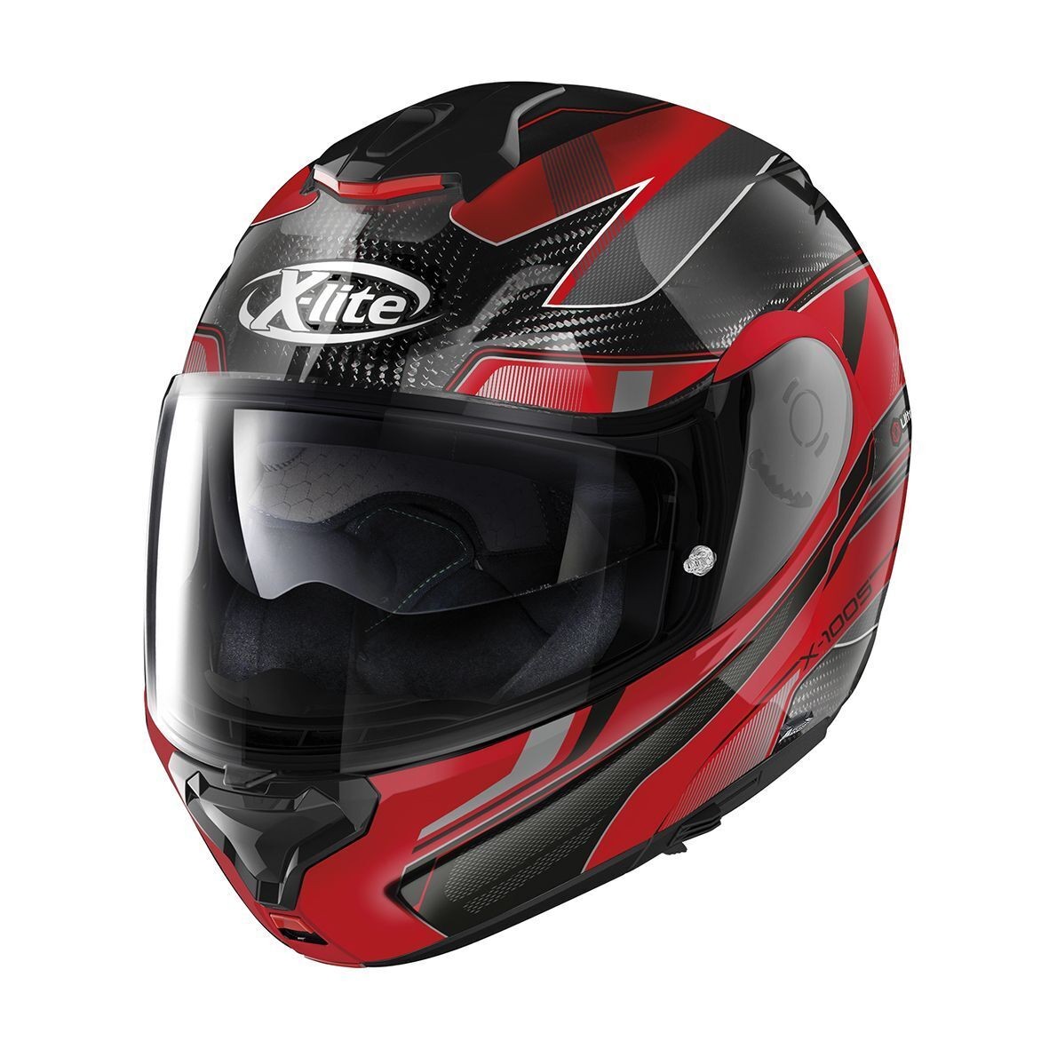 Casco modulare X-lite X-1005 ultra carbon POWERTRAIN red 38 helmet casque