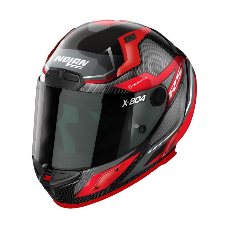 Casco integrale NOLAN X-804 RS Ultra Carbon MAVEN RED 15 helmet casque