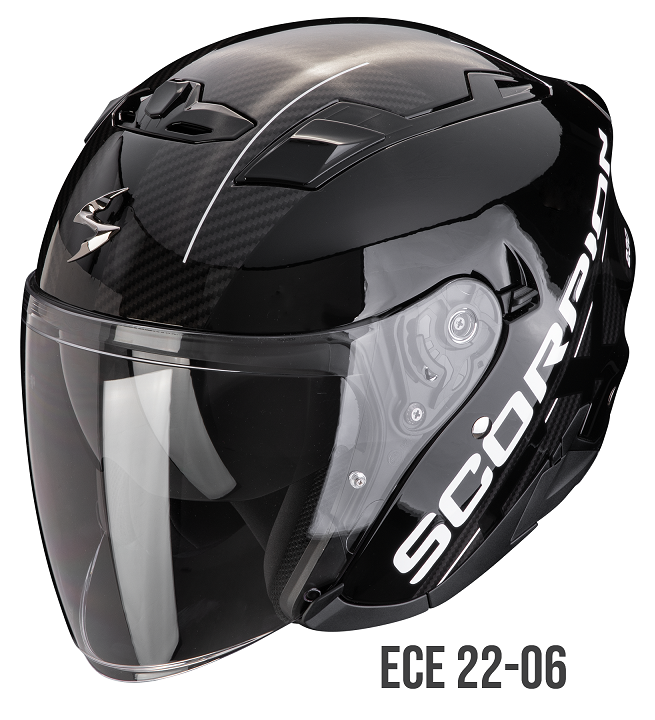 Casco jet Scorpion Exo 230 QR nero black helmet casque
