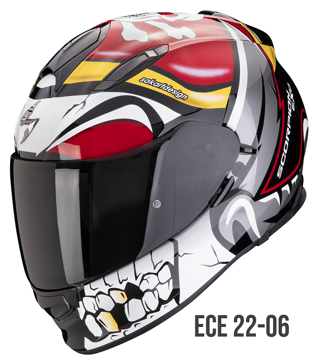 Casco integrale Scorpion exo 491 PIRATE helmet casque