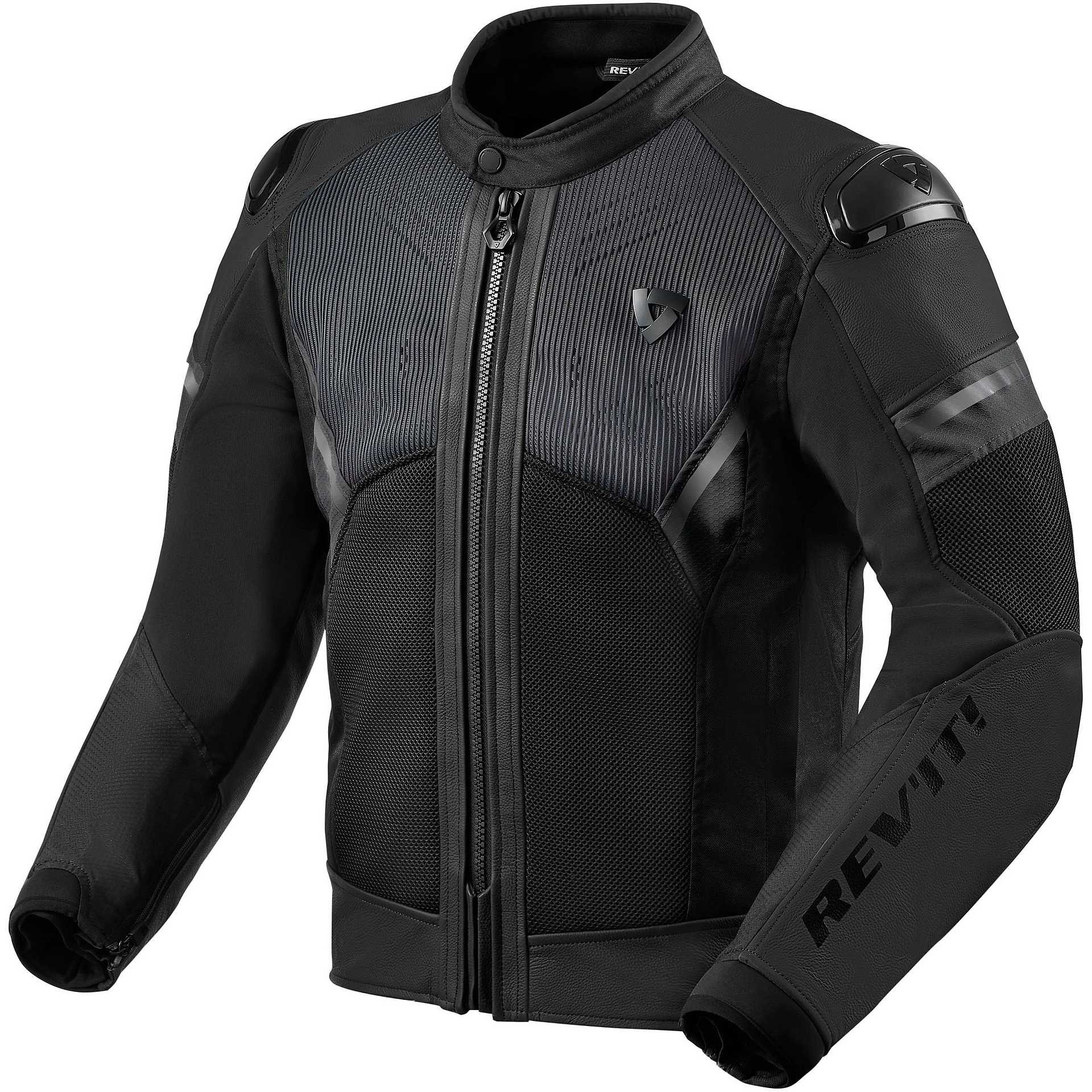 Giacca pelle Revit Mantis 2 h2o Black ANTRACITE jacket