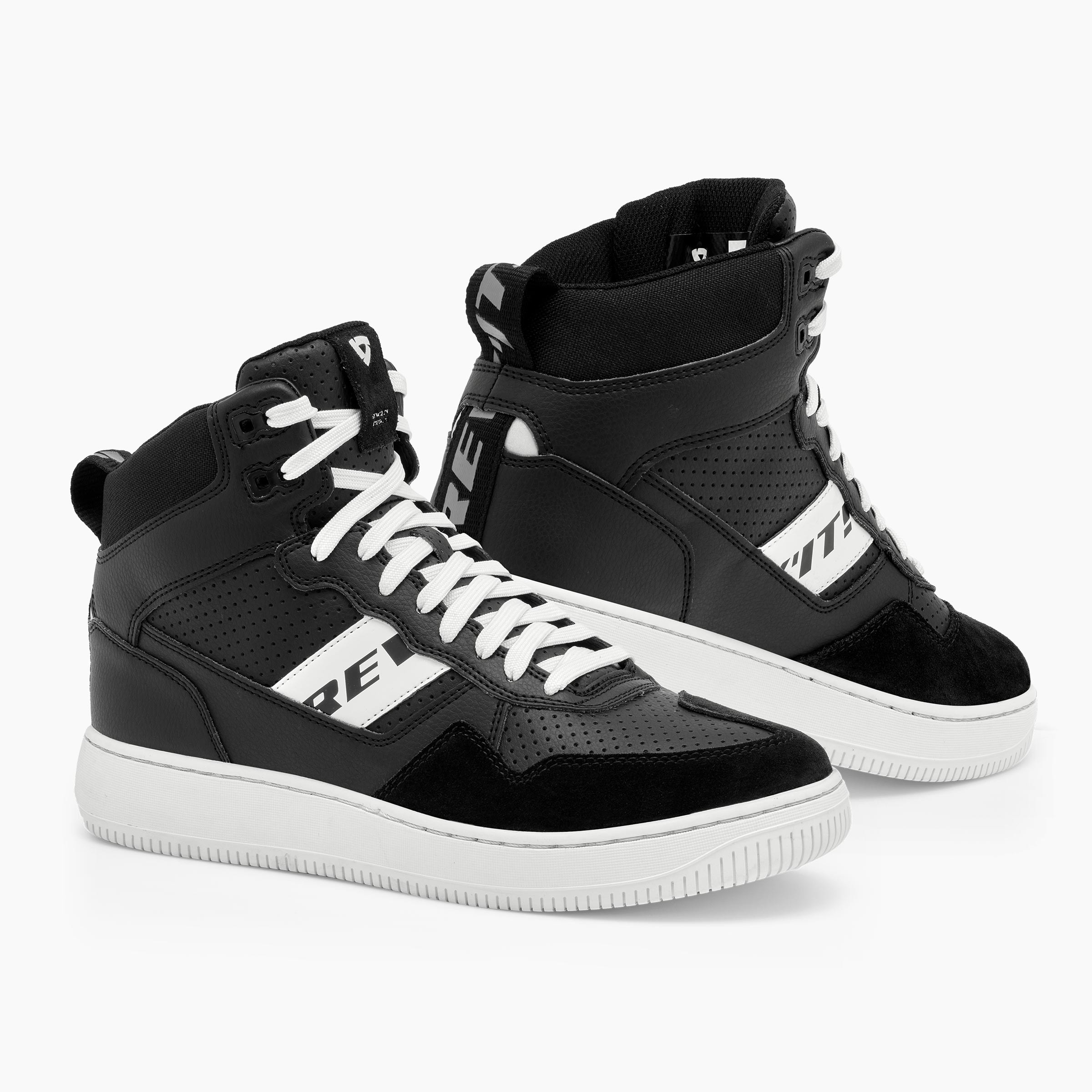 Scarpe moto Rev'it PACER NERO BIANCO BLACK WHITE shoes