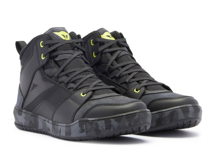 Scarpe Dainese SUBURB WP BLACK CAMO YELLOW shoes