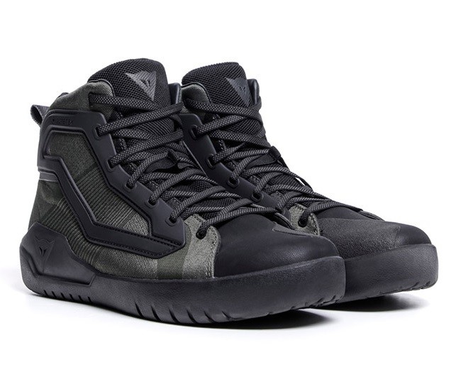 Scarpe moto Dainese URBACTIVE GTX nero verde black army green goretex shoes