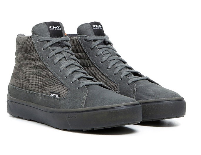 Scarpe moto Tcx Street 3 Air verde camo green shoes