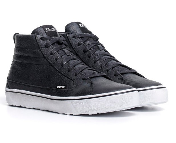 Scarpe moto impermeabili Tcx Street 3 WP nero nero bianco black black white waterproof SNEAKER shoes