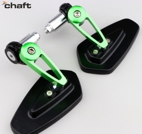 Specchietti bar end Universali Chaft Remix IN1067 Handle green mirrors