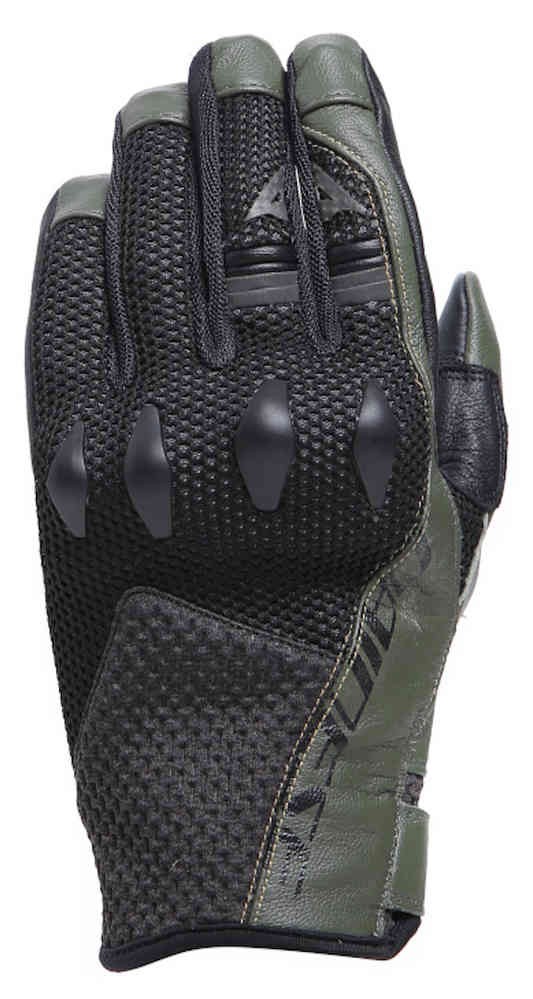 Guanti Dainese KARAKUM Black Army Green gloves summer spring