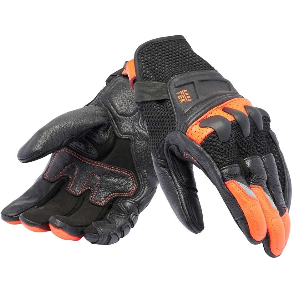 Guanti Dainese X-RIDE 2 Ergo-Tek Black Red Fluo gloves summer spring