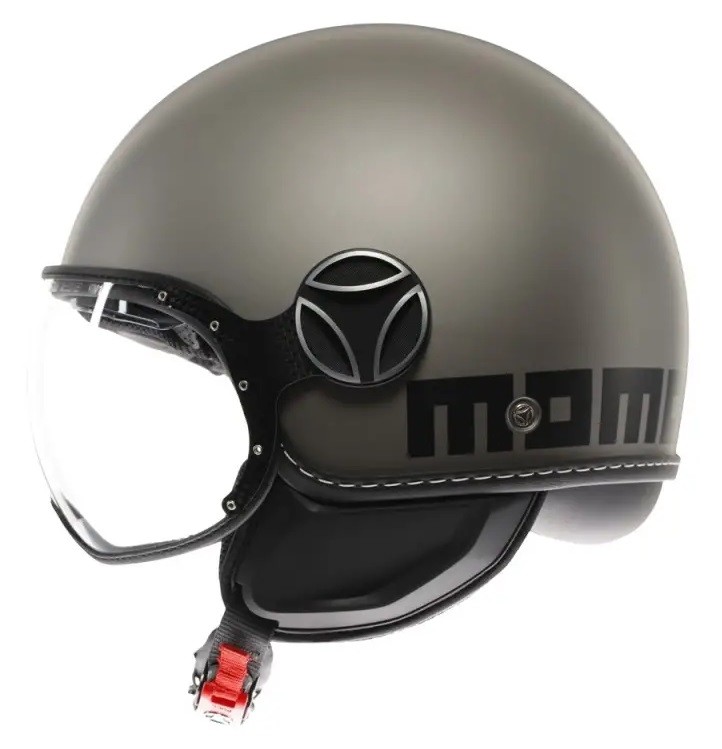 Casco MomoDesign FGTR Evo E2206 MATT TITANIUM FROST BLACK helmet casque