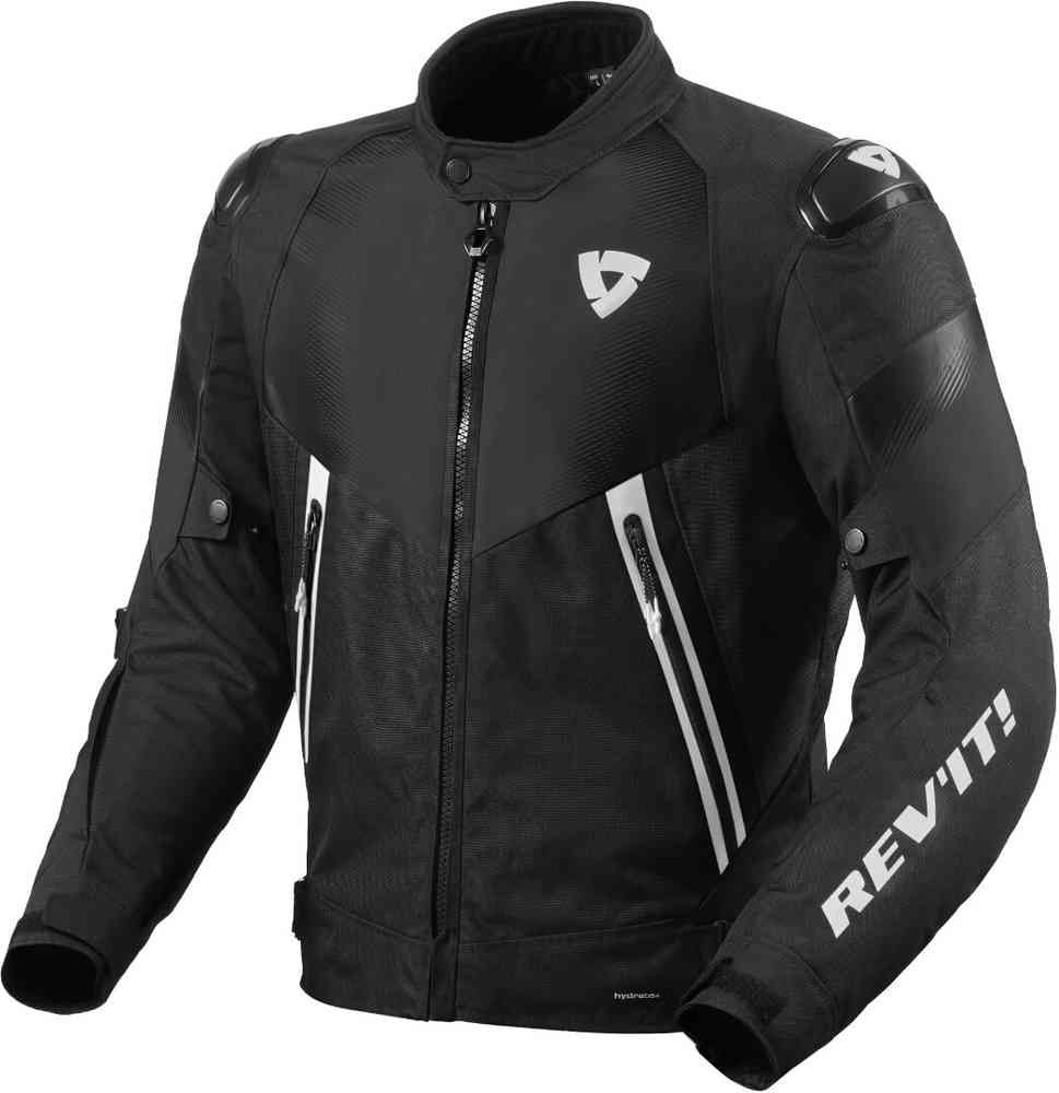 Giacca Revit control h2o Black White jacket moto winter