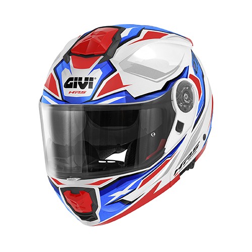 Casco modulare Givi X27 HX27 Sector BIANCO ROSSO BLU WHITE Red helmet casque