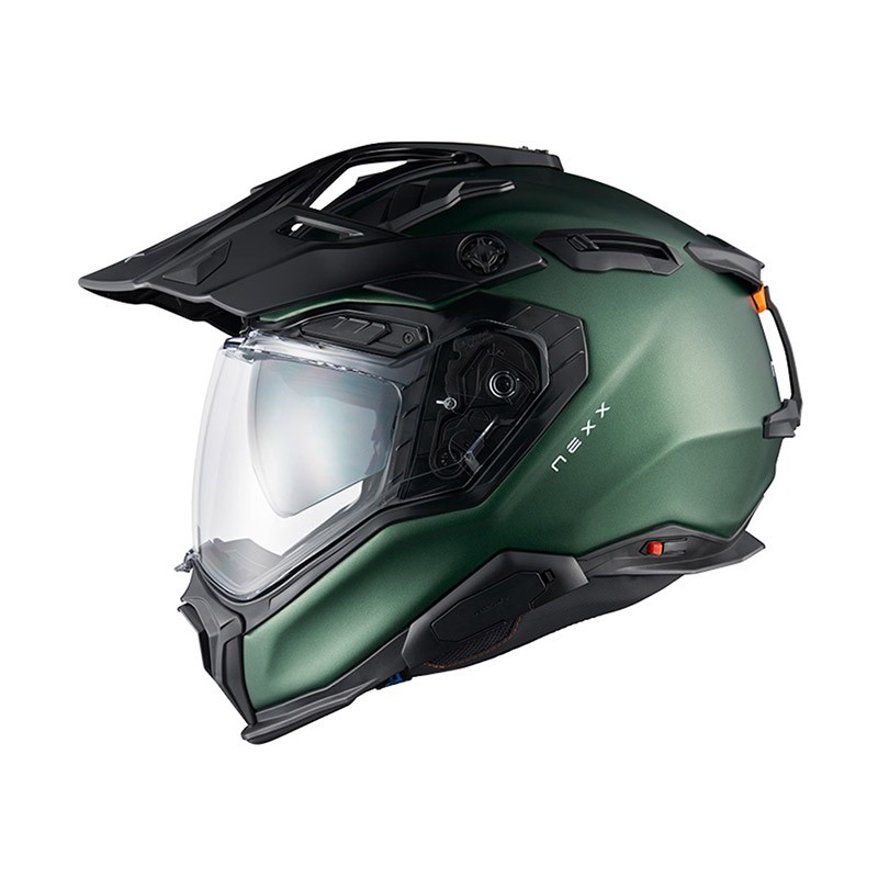 Casco NEXX X.WED 3 VERDE OPACO GREEN FOREST MATT integrale moto on off adventure helmet casque