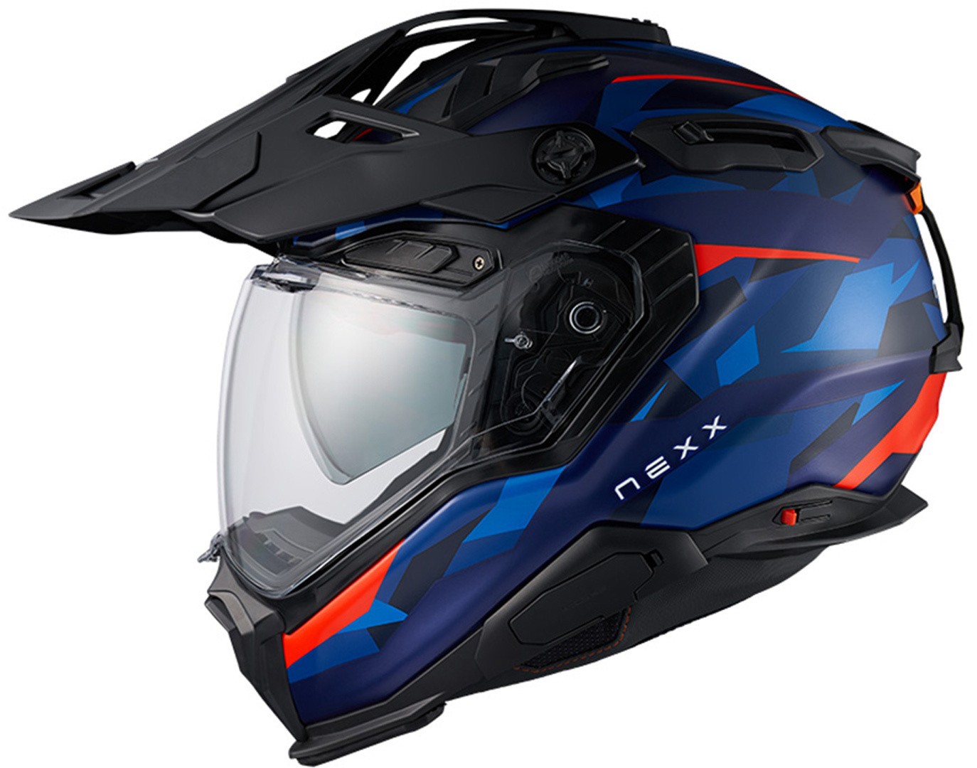 Casco NEXX X.WED 3 TRAILMANIA BLU RED MATT helmet casque