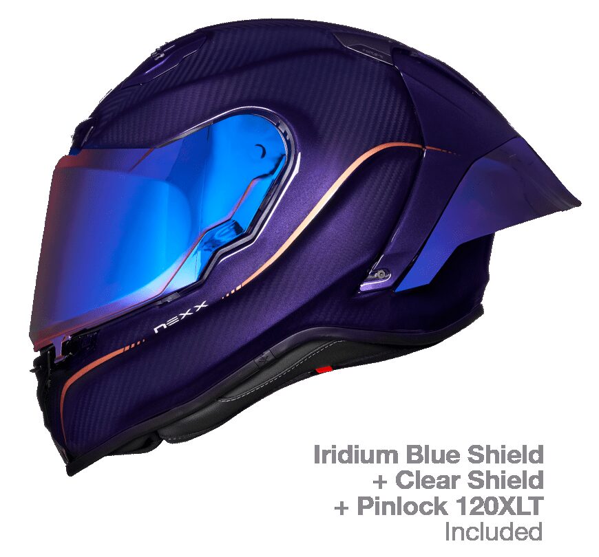 Casco integrale carbonio NEXX X.R3R Hagibis Carbon purple helmet casque