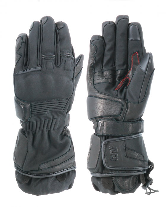 Guanti Oj Master Man nero gloves moto winter